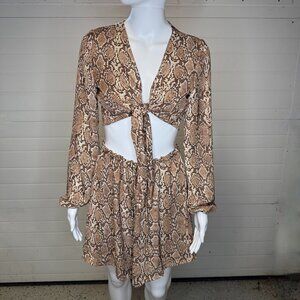 Resa Snakeskin Two-Piece Set – Size S (NWT)